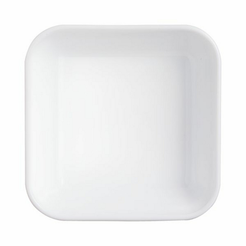 Ravier carré blanc verre 11 cm Restaurant Blanc Arcoroc